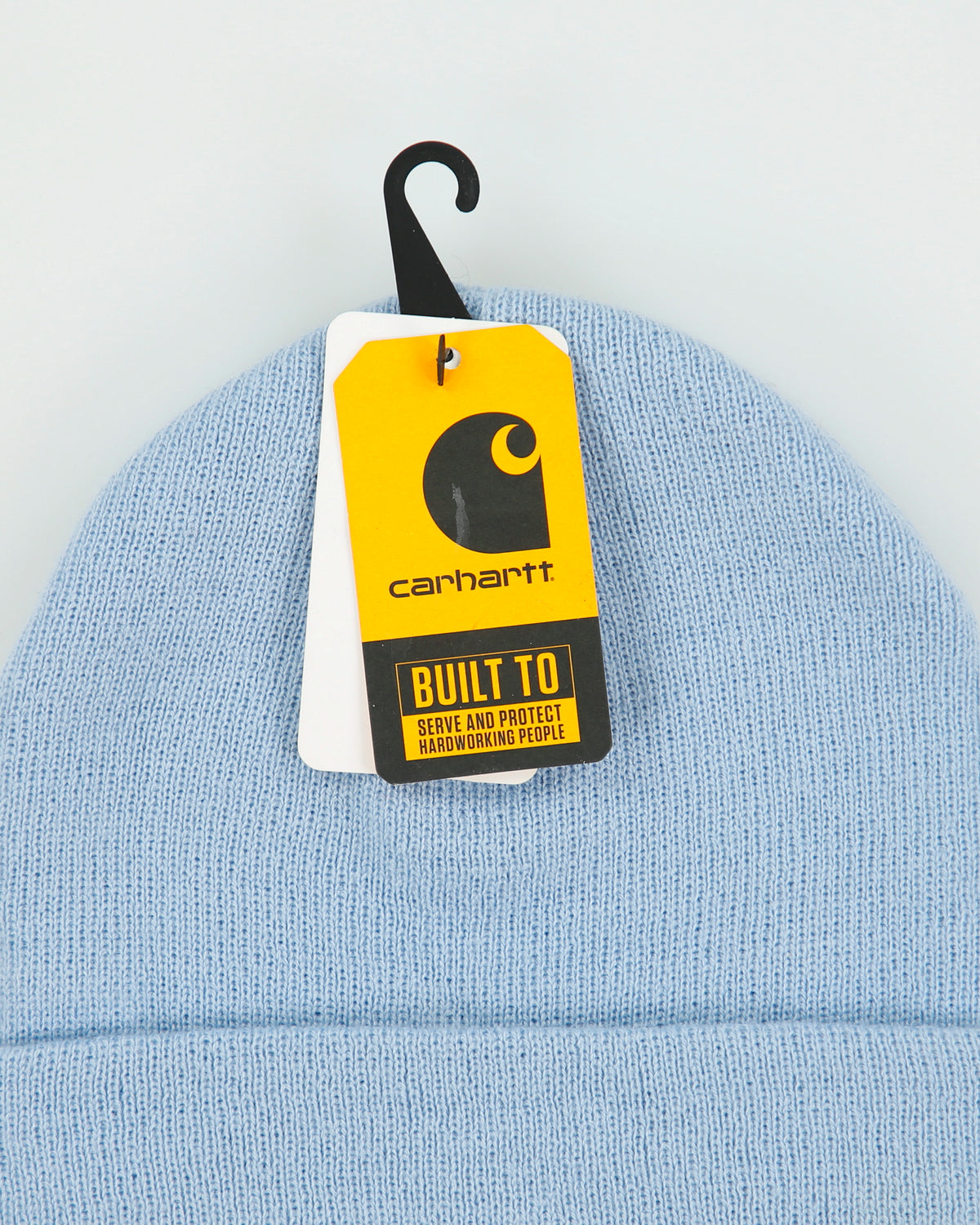 DS Vintage Carhartt Baby Blue Knit Cuffed Beanie - OS
