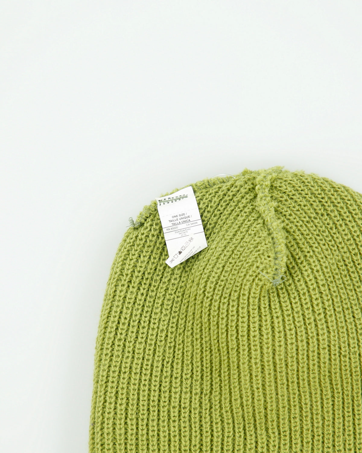 Vintage Y2K 00s DC Shoe Co. Made In America Ribbed Knit Beanie - OS