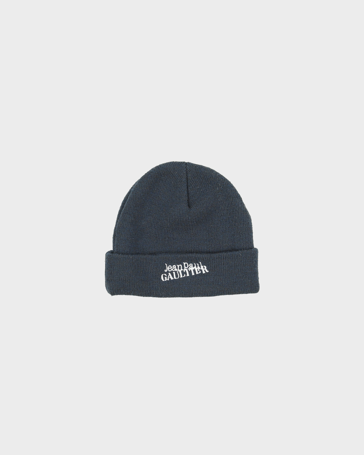 Vintage Y2K 00s Jean Paul Gaultier Embroidered Knit Beanie - OS