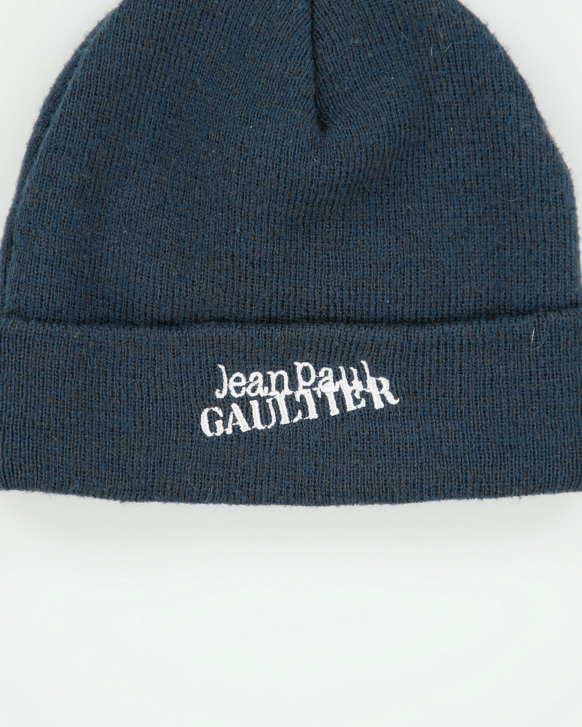 Vintage Y2K 00s Jean Paul Gaultier Embroidered Knit Beanie - OS