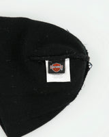 Vintage Y2K 00s Harley Davidson Badge Embroidered Knit Skullcap Beanie - OS