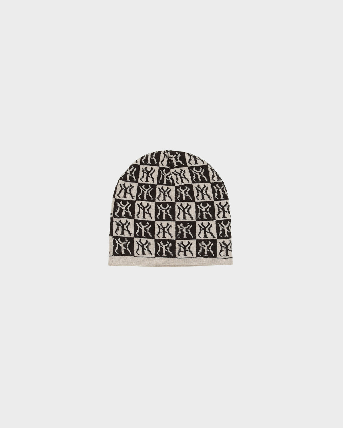 Vintage Y2K 00s N.Y Yankees Monogram Logo Knit Skullcap Beanie - OS