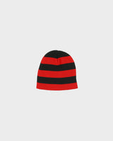 Vintage Nirvana Embroidered Patch Logo Striped Knit Skullcap Beanie - OS