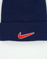 Vintage 1990s Nike Embroidered Swoosh Knit Beanie - OS