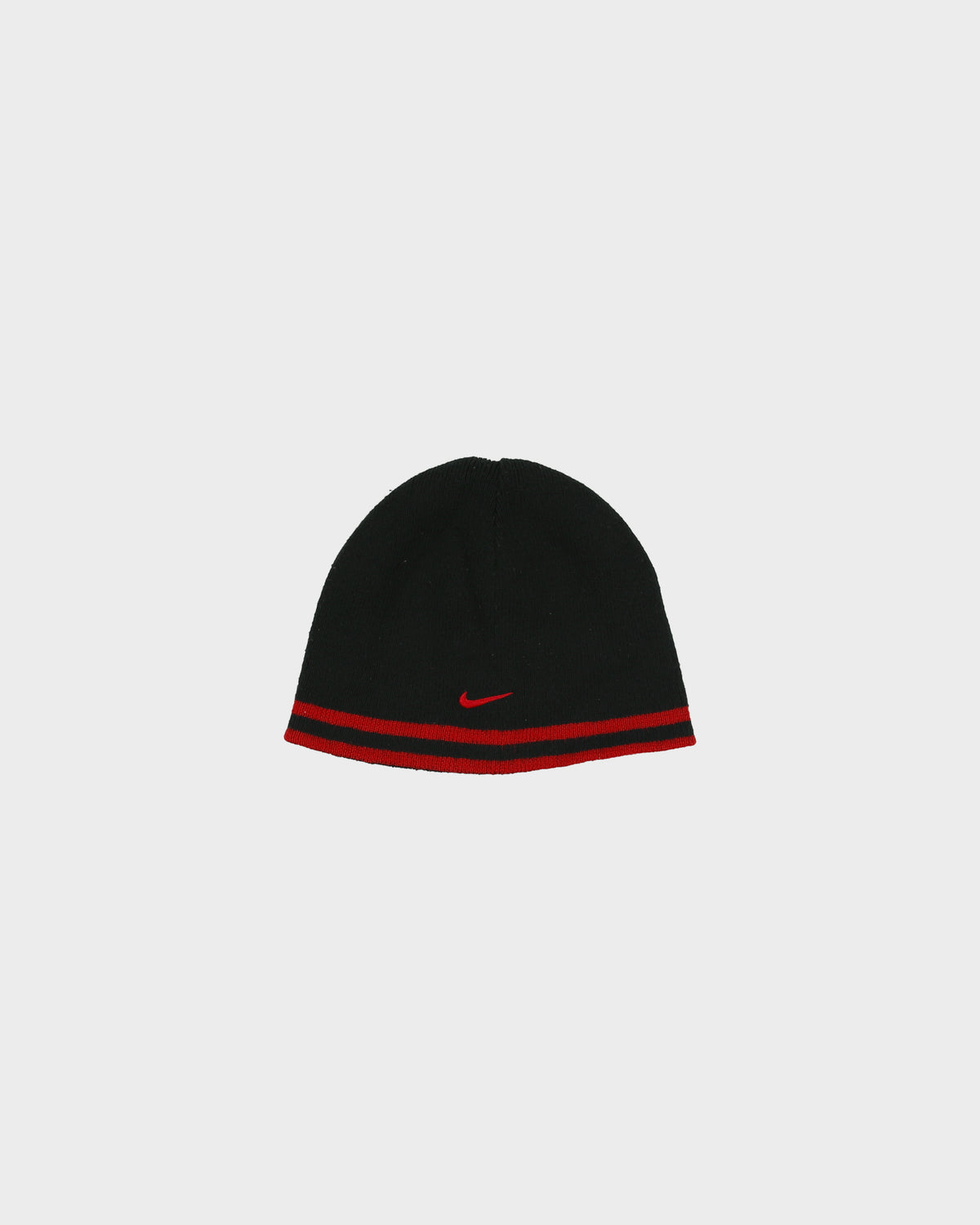 Vintage Y2K 00s Nike Reversible Swoosh Knit Skullcap Beanie - OS