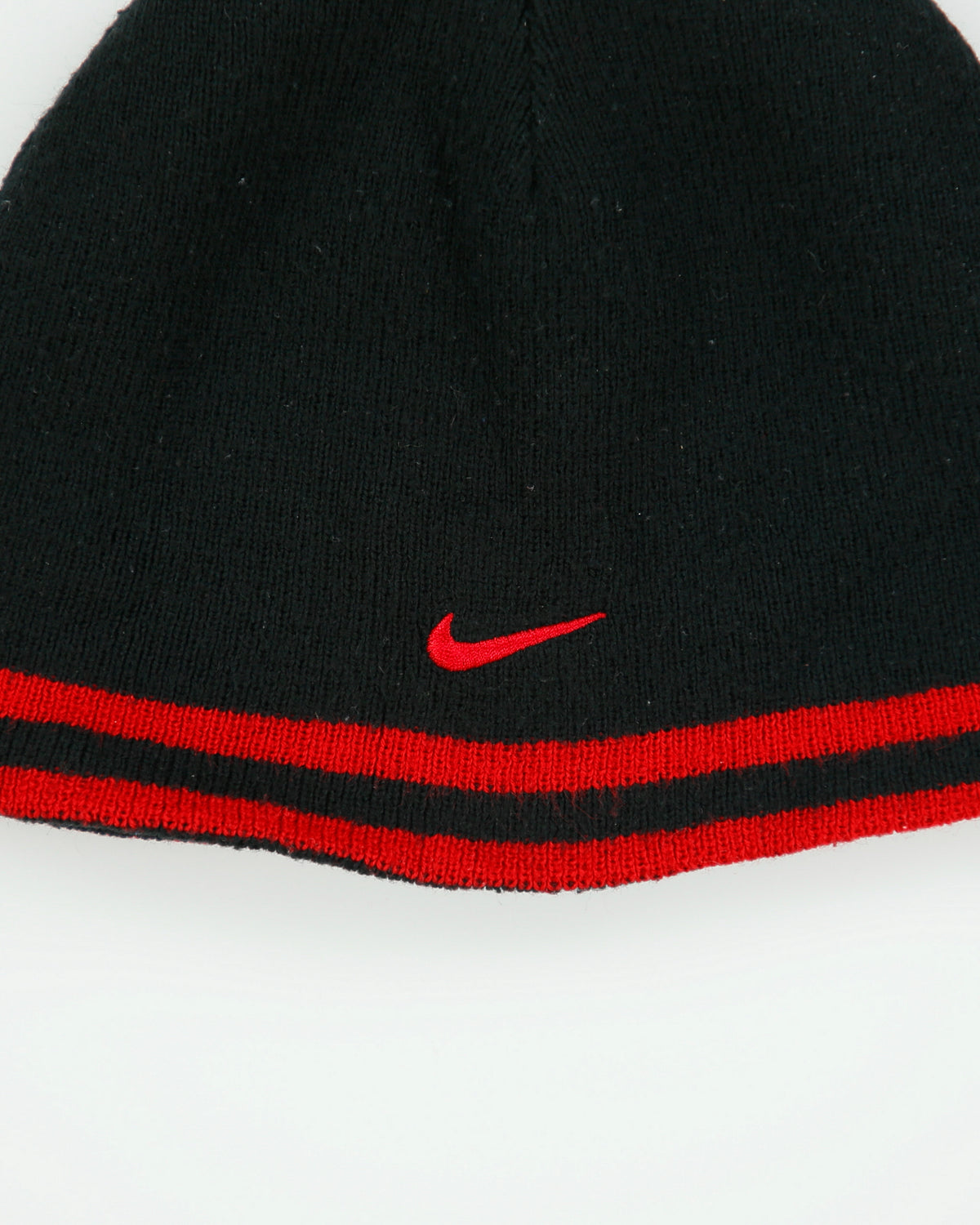 Vintage Y2K 00s Nike Reversible Swoosh Knit Skullcap Beanie - OS