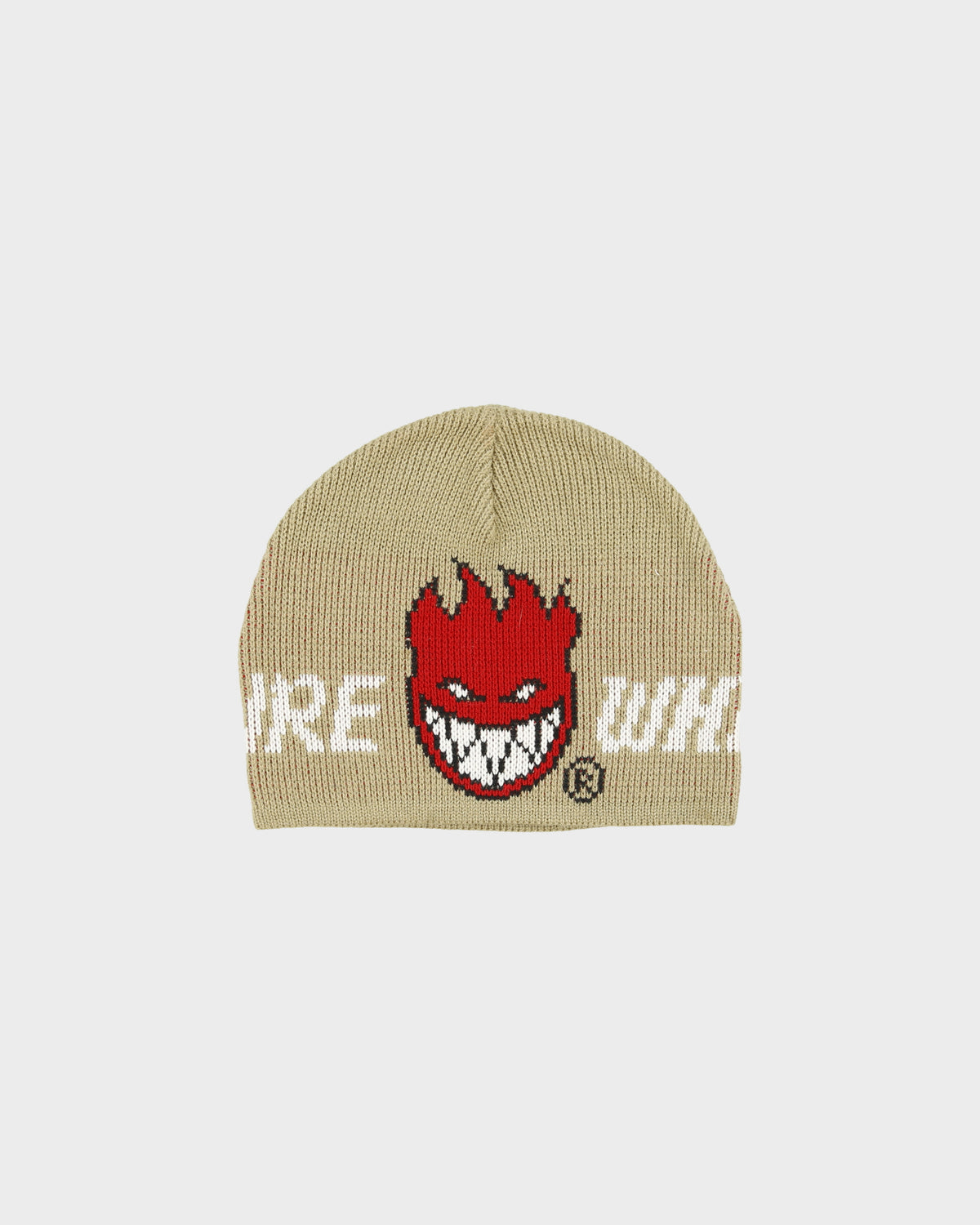 Vintage 1990s Spitfire Wheels Wool Ribbed Knit Skullcap Beanie - OS
