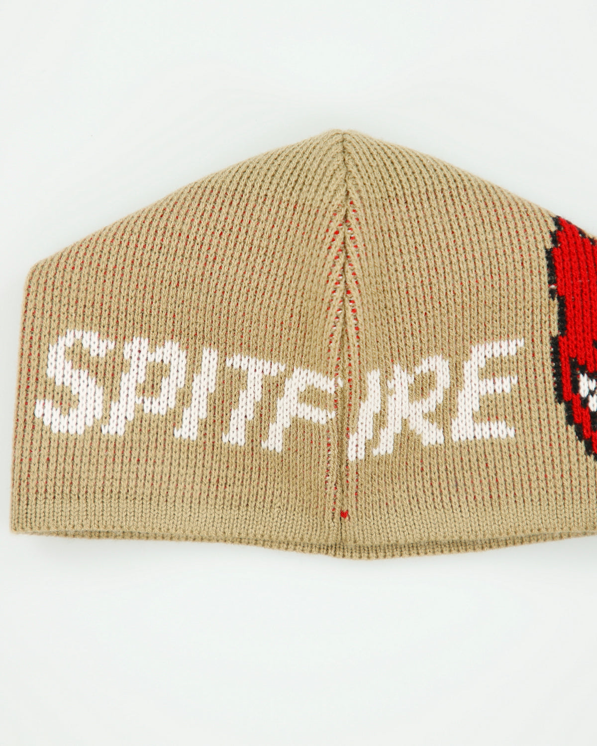 Vintage 1990s Spitfire Wheels Wool Ribbed Knit Skullcap Beanie - OS