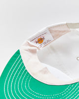 Vintage 1980s Hard Rock Cafe Los Angeles Made In USA Leather Strap Flat Bill Baseball Cap - OS