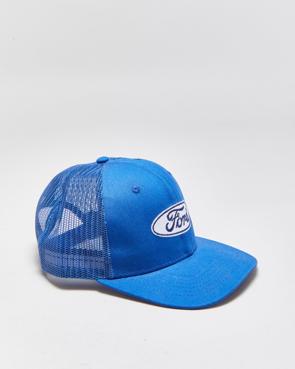 Vintage Y2K 00s Ford Embroidered Classic Trucker Hat - OS
