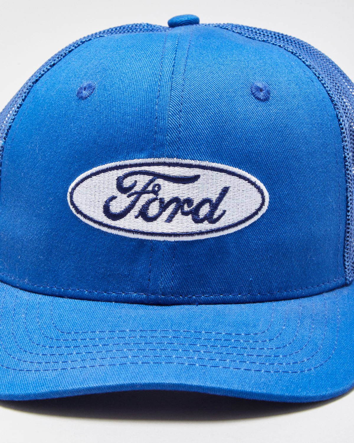 Vintage Y2K 00s Ford Embroidered Classic Trucker Hat - OS