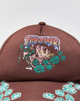 Vintage Y2K 00s Thrasher Skate Aloha Trucker Hat - OS