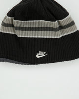 Vintage Y2K 00s Nike Reversible Rib Knit Fleece Skullcap Beanie - OS