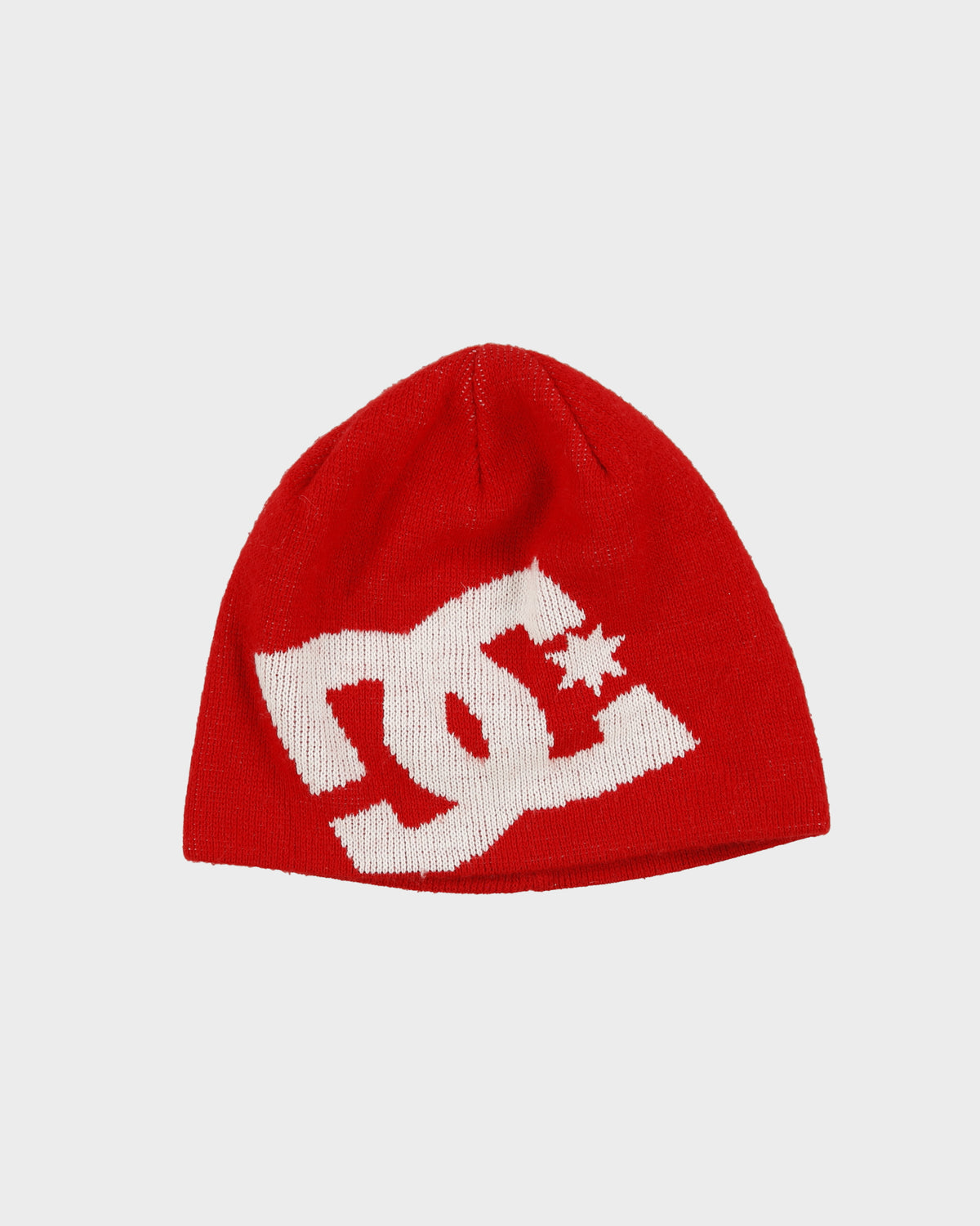 Vintage Y2K 00s DC Shoe Co. Wool Knit Skullcap Logo Beanie - OS