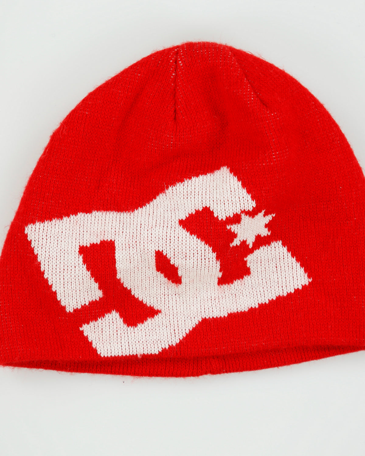 Vintage Y2K 00s DC Shoe Co. Wool Knit Skullcap Logo Beanie - OS