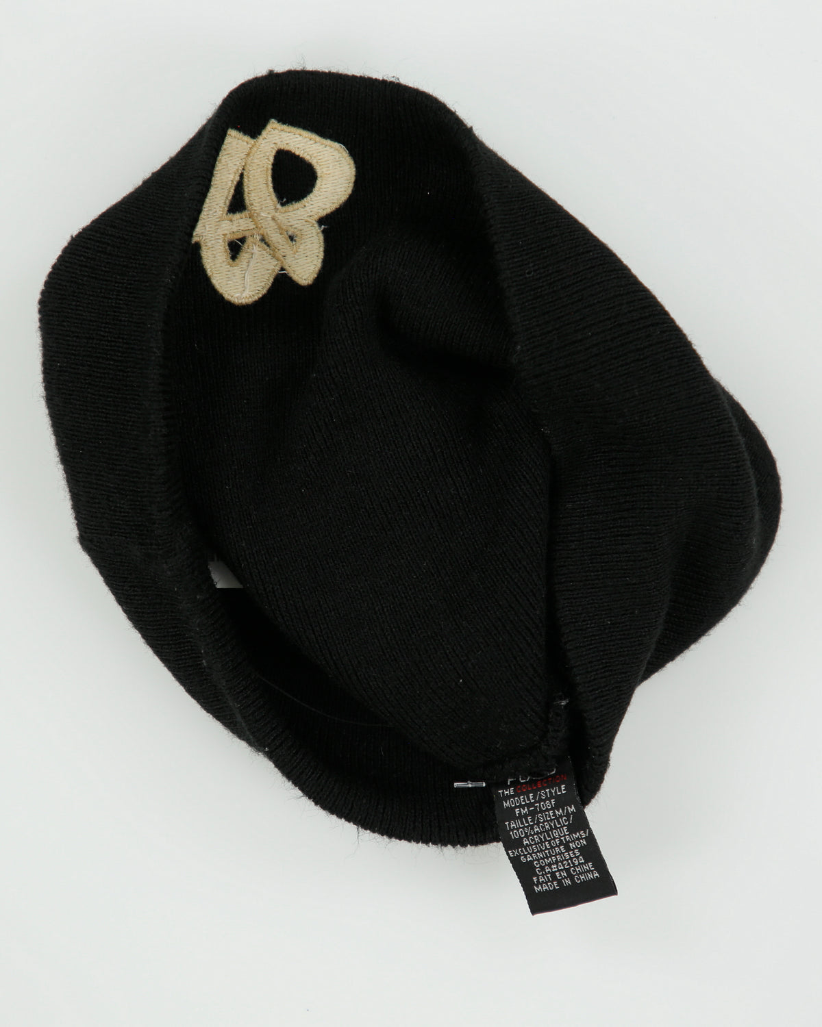 Vintage 1990s Fubu Embroidered Rib Knit Skullcap Beanie - M/L
