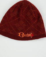 Vintage Y2K 00s Burton Diamond Knit Rib Skullcap Beanie - OS