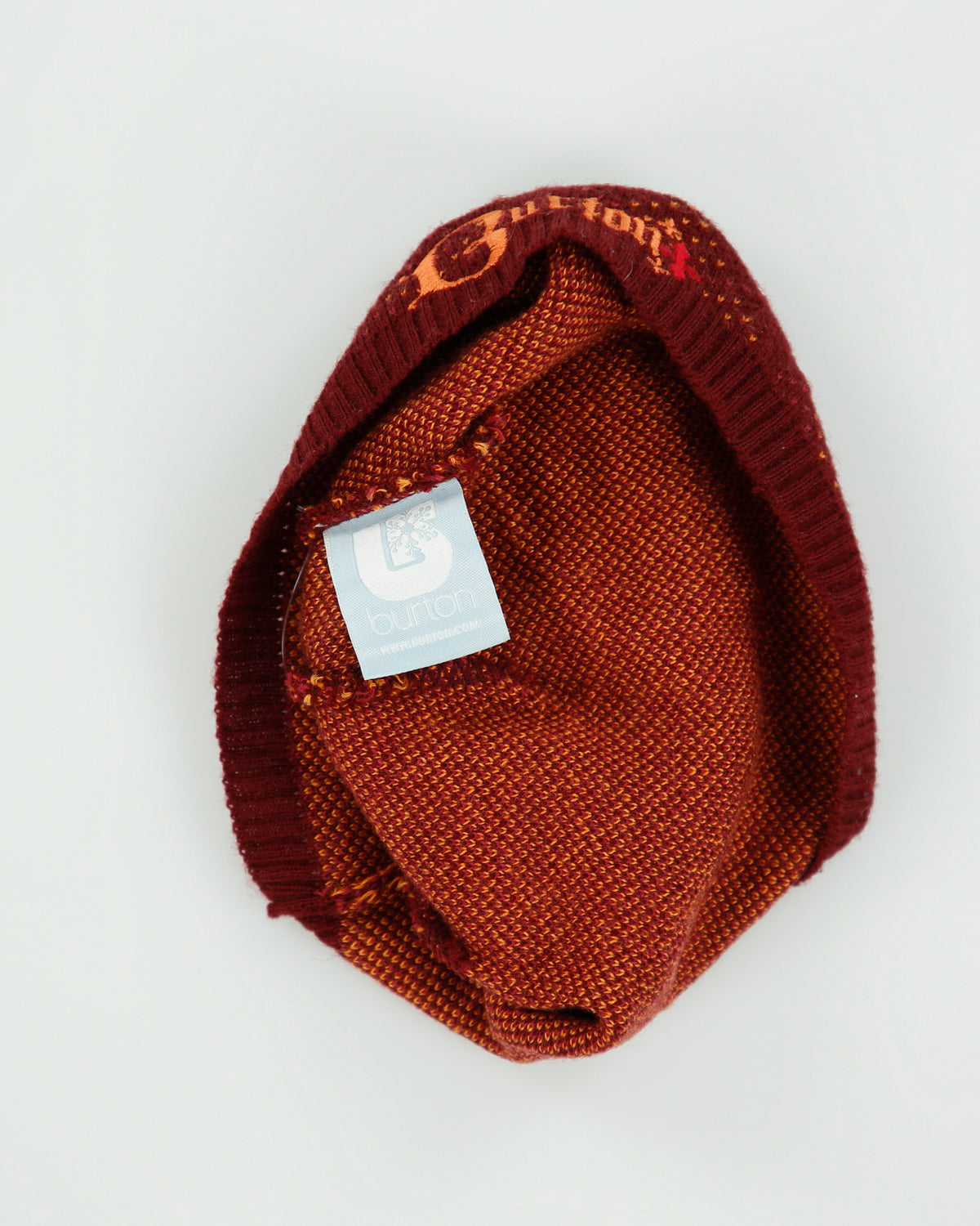 Vintage Y2K 00s Burton Diamond Knit Rib Skullcap Beanie - OS