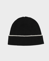 Nordstrom Cashmere Knit Rib Stripe Cuff Beanie - OS