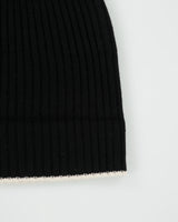Nordstrom Cashmere Knit Rib Stripe Cuff Beanie - OS