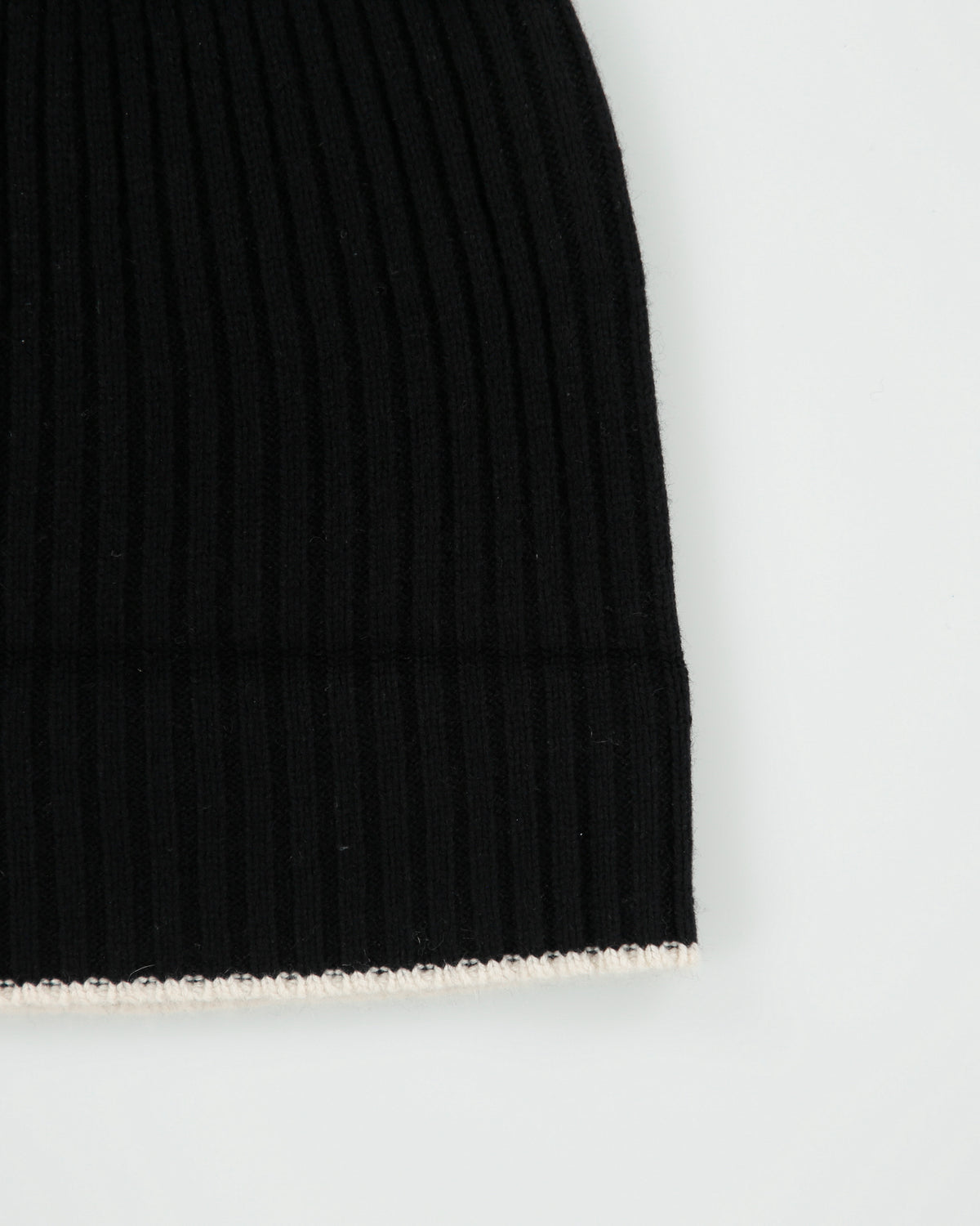 Nordstrom Cashmere Knit Rib Stripe Cuff Beanie - OS
