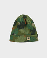 Vintage DC Shoe Co. x New Era Khaki Leaf Knit Rib Cuff Beanie - OS