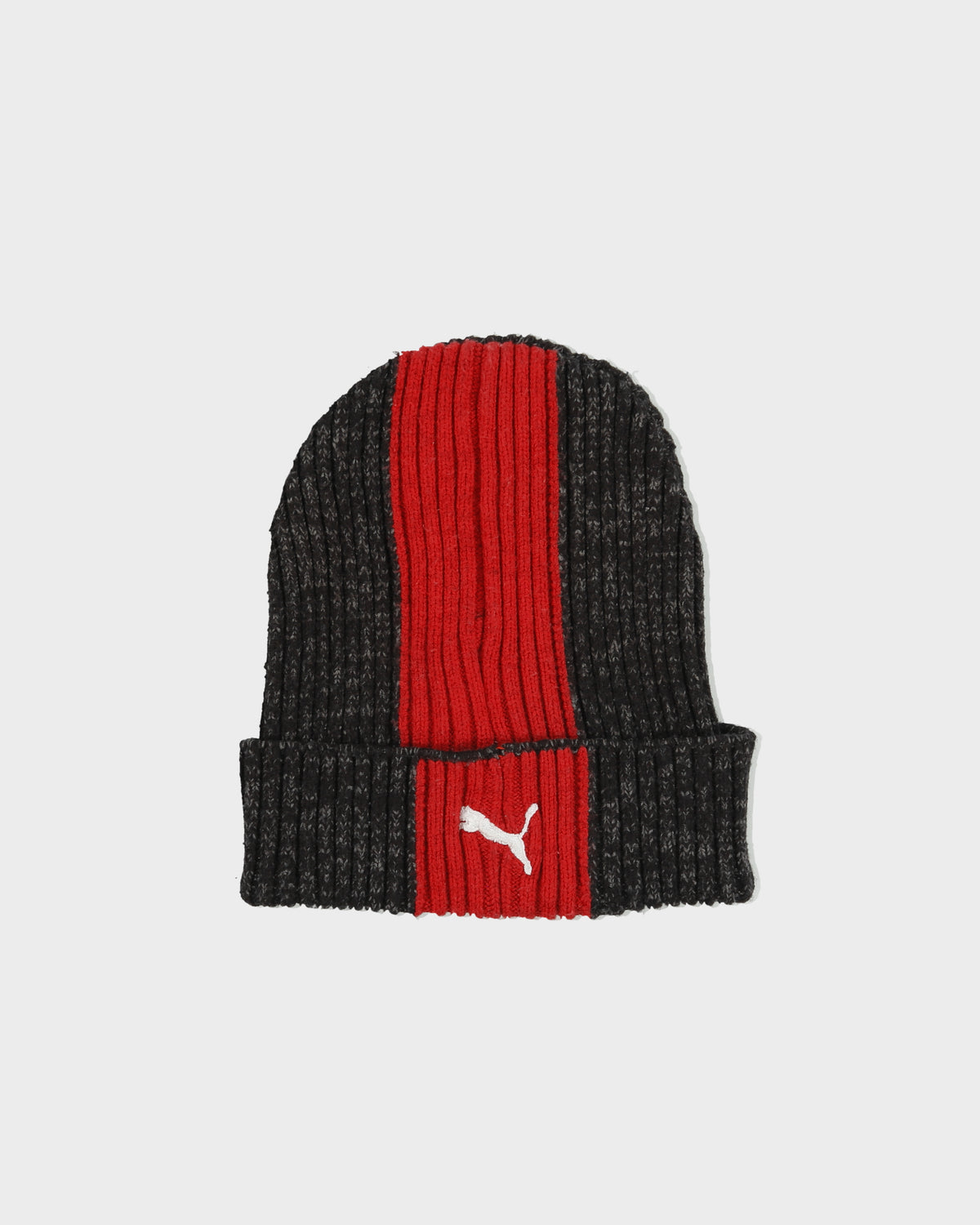 Puma x Scuderia Ferrari Marl Striped Knit Rib Cuff Beanie - OS