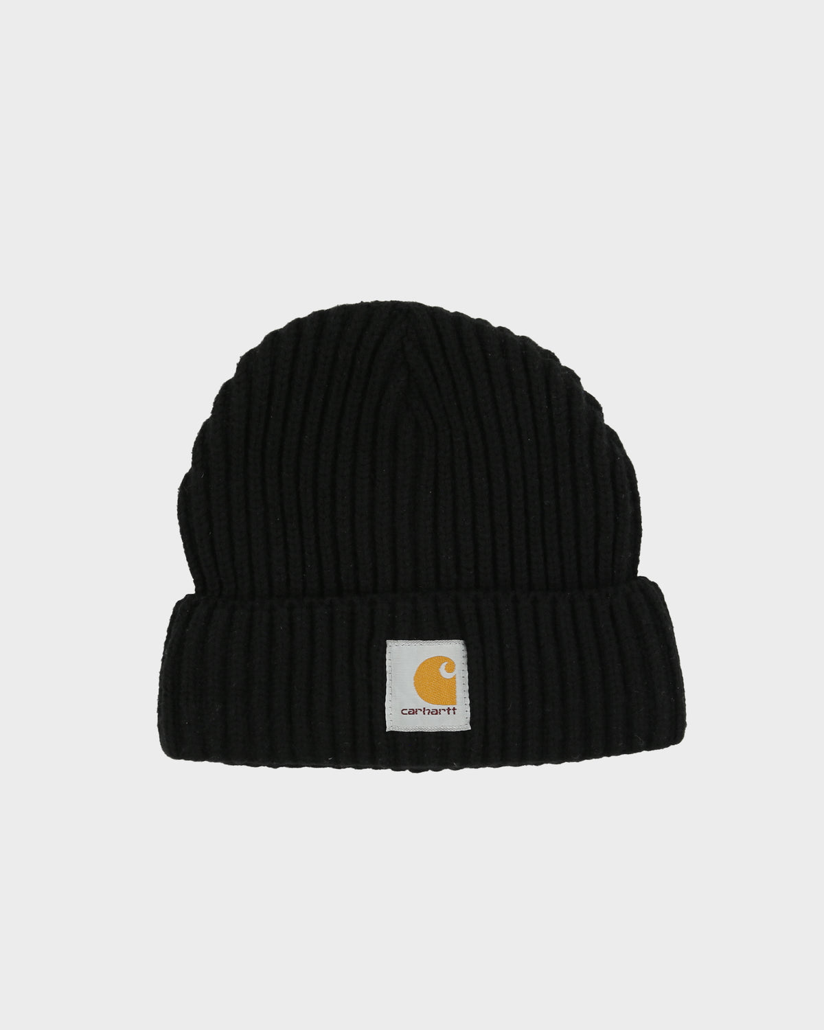 Vintage Carhartt Chunky Rib Knit Cuff Made In America Beanie - OS