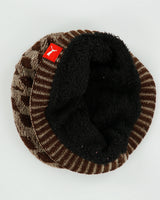 Vintage Y2K 00s Puma Sherpa Lined Rib Knit Skullcap Beanie - OS
