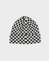 Vintage Airwalk Checkerboard Embroidered Logo Knit Skater Beanie - OS