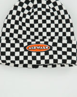 Vintage Airwalk Checkerboard Embroidered Logo Knit Skater Beanie - OS