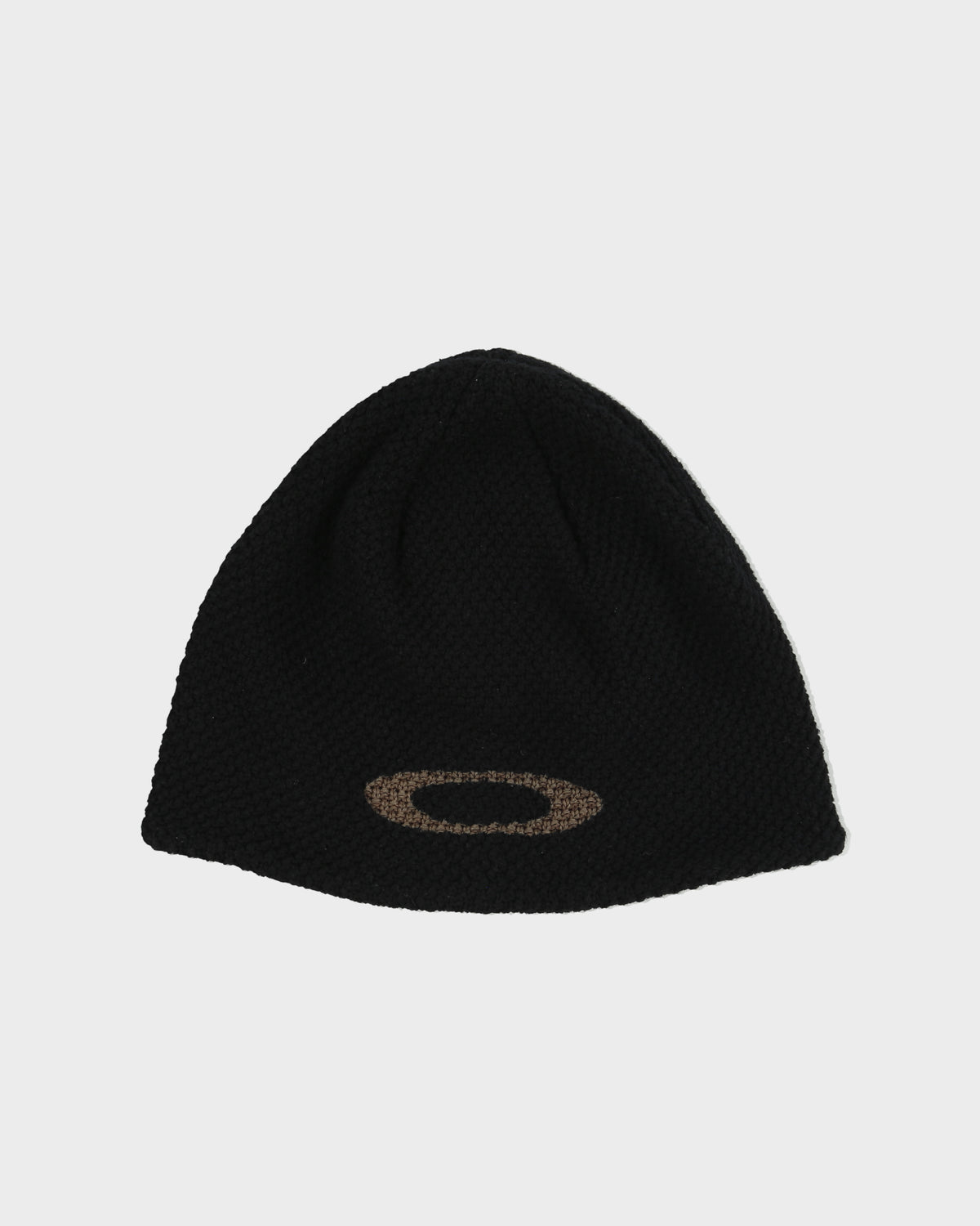 Vintage Y2K 00s Oakley Fleece Lined O Logo Waffle Knit Skullcap Beanie - OS