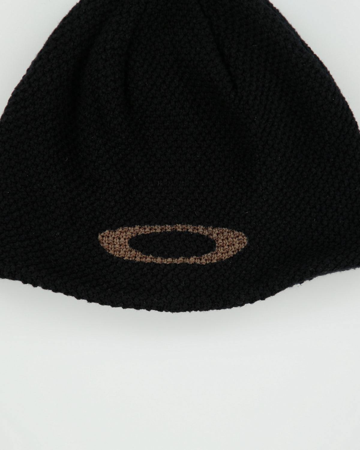 Vintage Y2K 00s Oakley Fleece Lined O Logo Waffle Knit Skullcap Beanie - OS