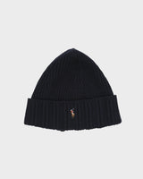 Vintage Y2K 00s Polo Ralph Lauren Lambswool Knit Icon Rib Cuff Beanie - OS