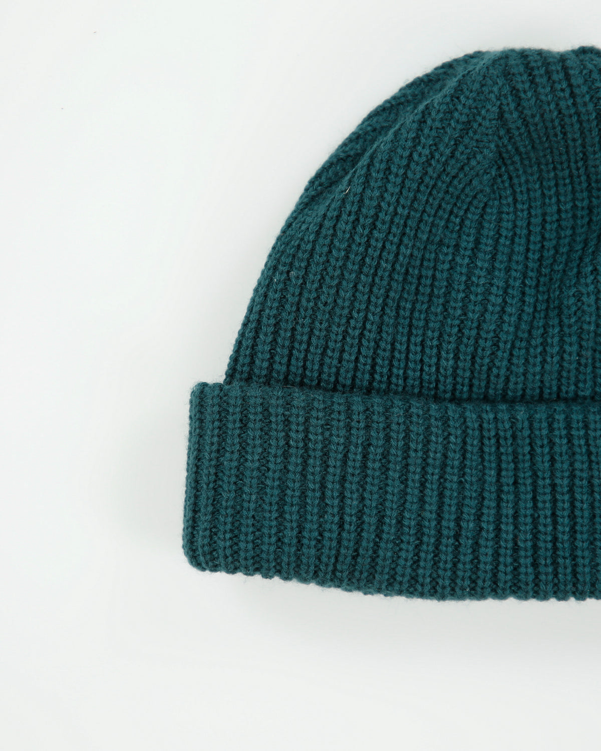 The North Face Ponderosa Green Salty Dog Tartan Rib Fishermans Beanie - OS
