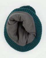 The North Face Ponderosa Green Salty Dog Tartan Rib Fishermans Beanie - OS