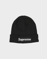 DS FW18 Supreme x New Era Box Logo Rib Knit Beanie - OS