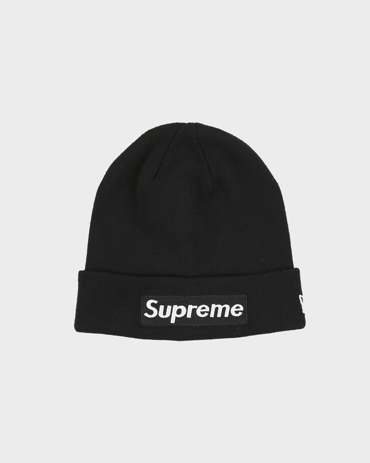 DS FW18 Supreme x New Era Box Logo Rib Knit Beanie - OS