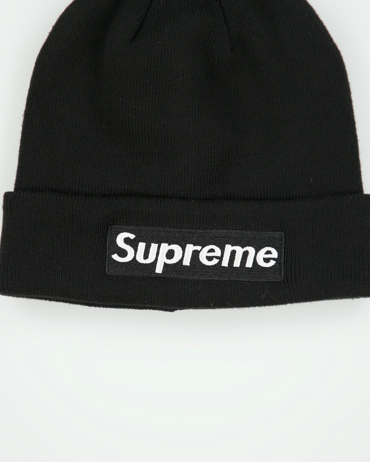 DS FW18 Supreme x New Era Box Logo Rib Knit Beanie - OS