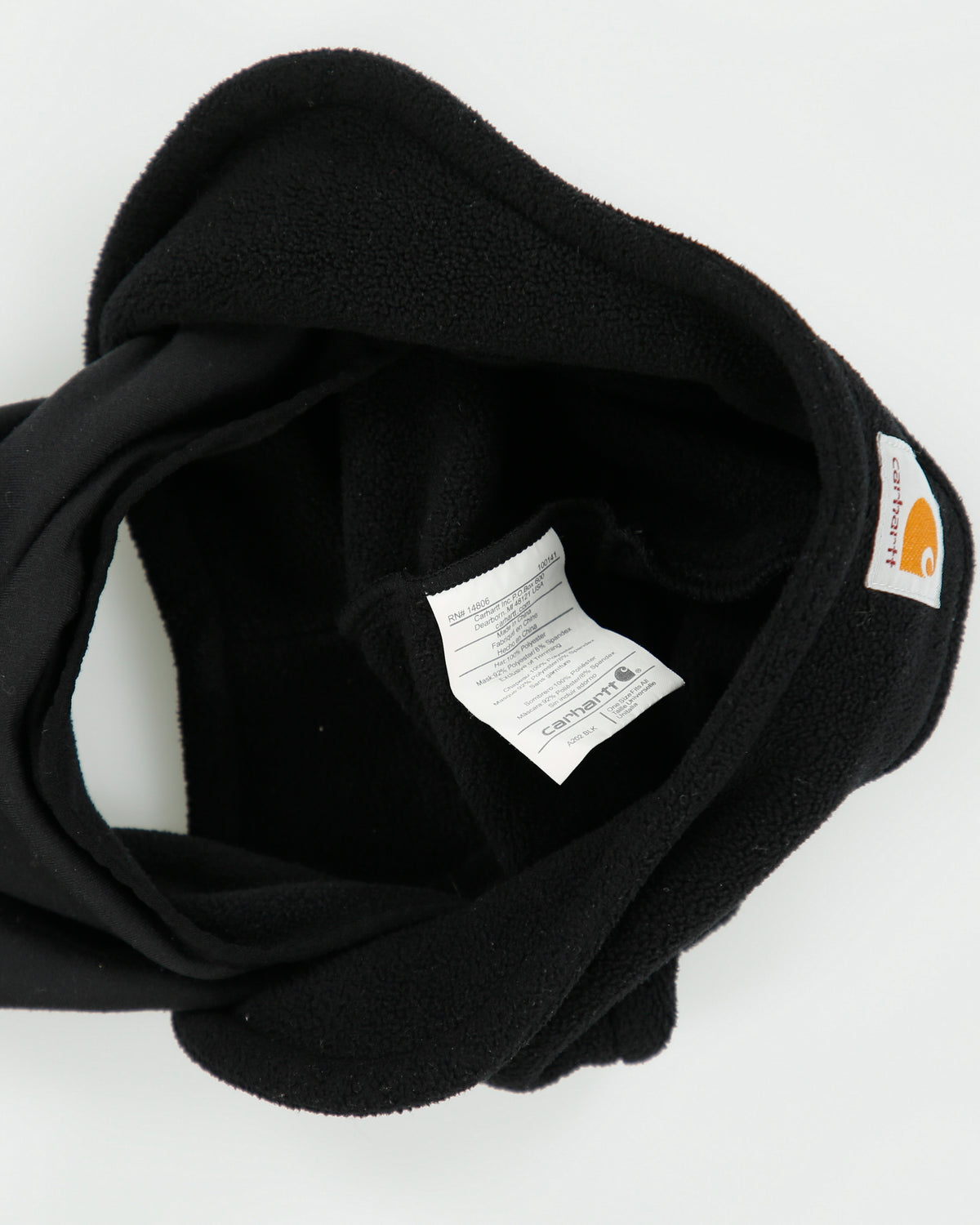 Vintage Carhartt Fleece 2-In-1 Fold-Up Face Mask Cold Weather Hat - OS