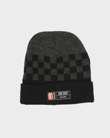 Vintage Y2K 00s Ecko UNLTD Checkerboard Knit Rib Cuff Beanie - OS