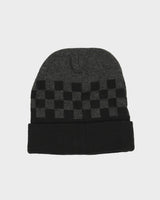Vintage Y2K 00s Ecko UNLTD Checkerboard Knit Rib Cuff Beanie - OS