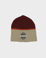 Vintage Y2K 00s Zero Degree Striped Rib Knit Skullcap Beanie - OS