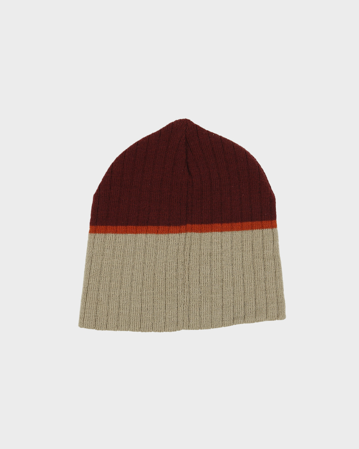 Vintage Y2K 00s Zero Degree Striped Rib Knit Skullcap Beanie - OS