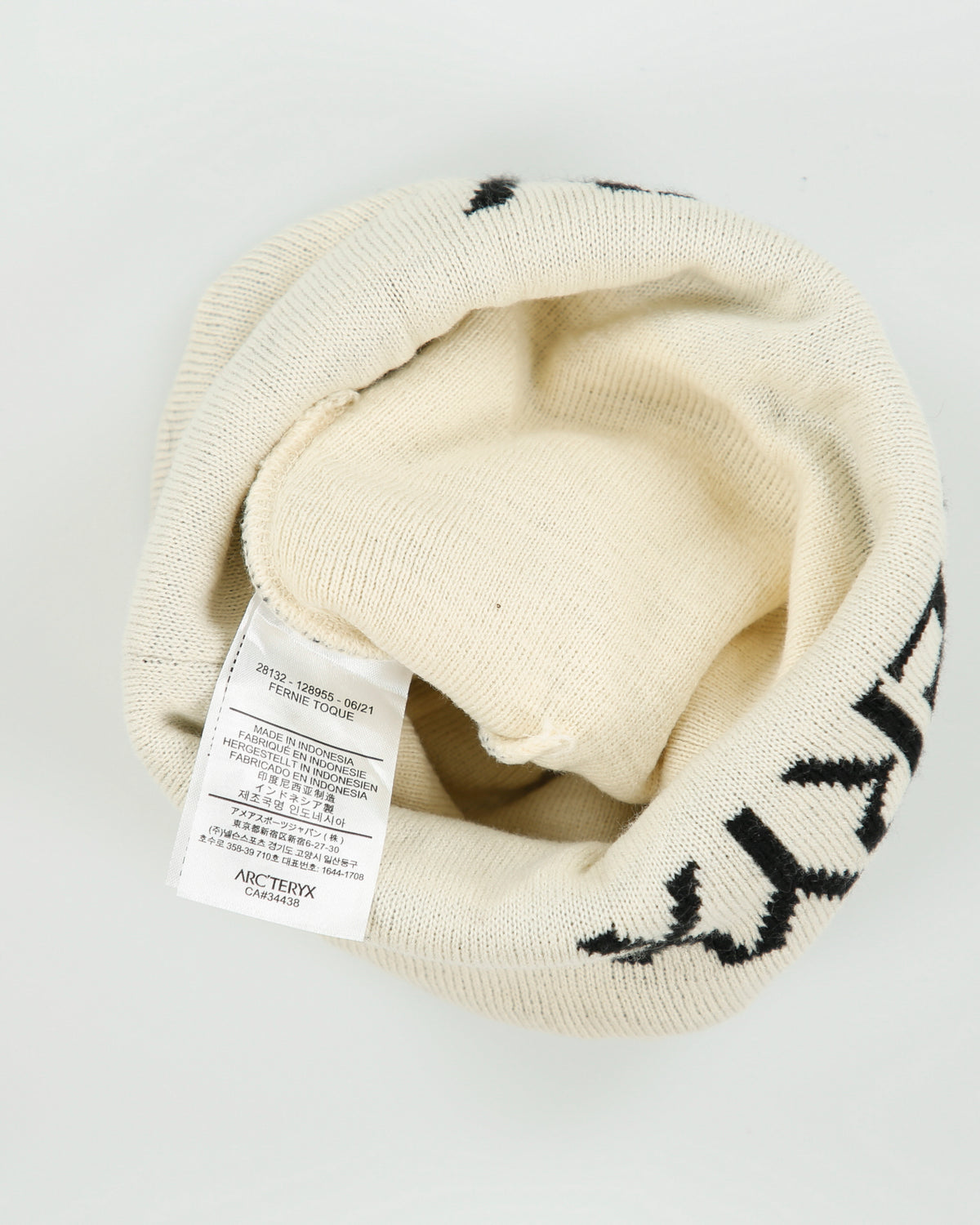 Arc'teryx Fernie Toque Cream Knit Beanie - OS