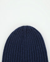 DSWT Acne Studios Face Logo Wool Yak Knit Rib Skullcap Beanie - OS