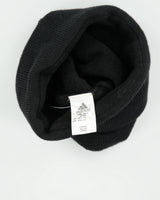 Vintage '05 Y2K Adidas Climawarm Fleece Lined Wool Knit Rib Beanie - OS