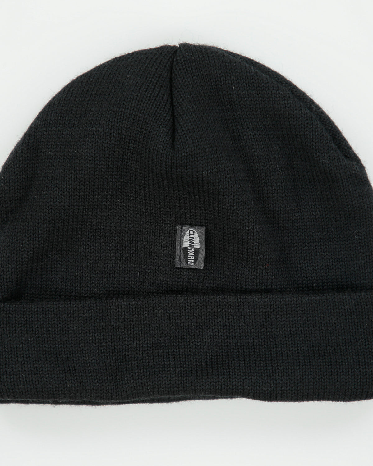 Vintage '05 Y2K Adidas Climawarm Fleece Lined Wool Knit Rib Beanie - OS