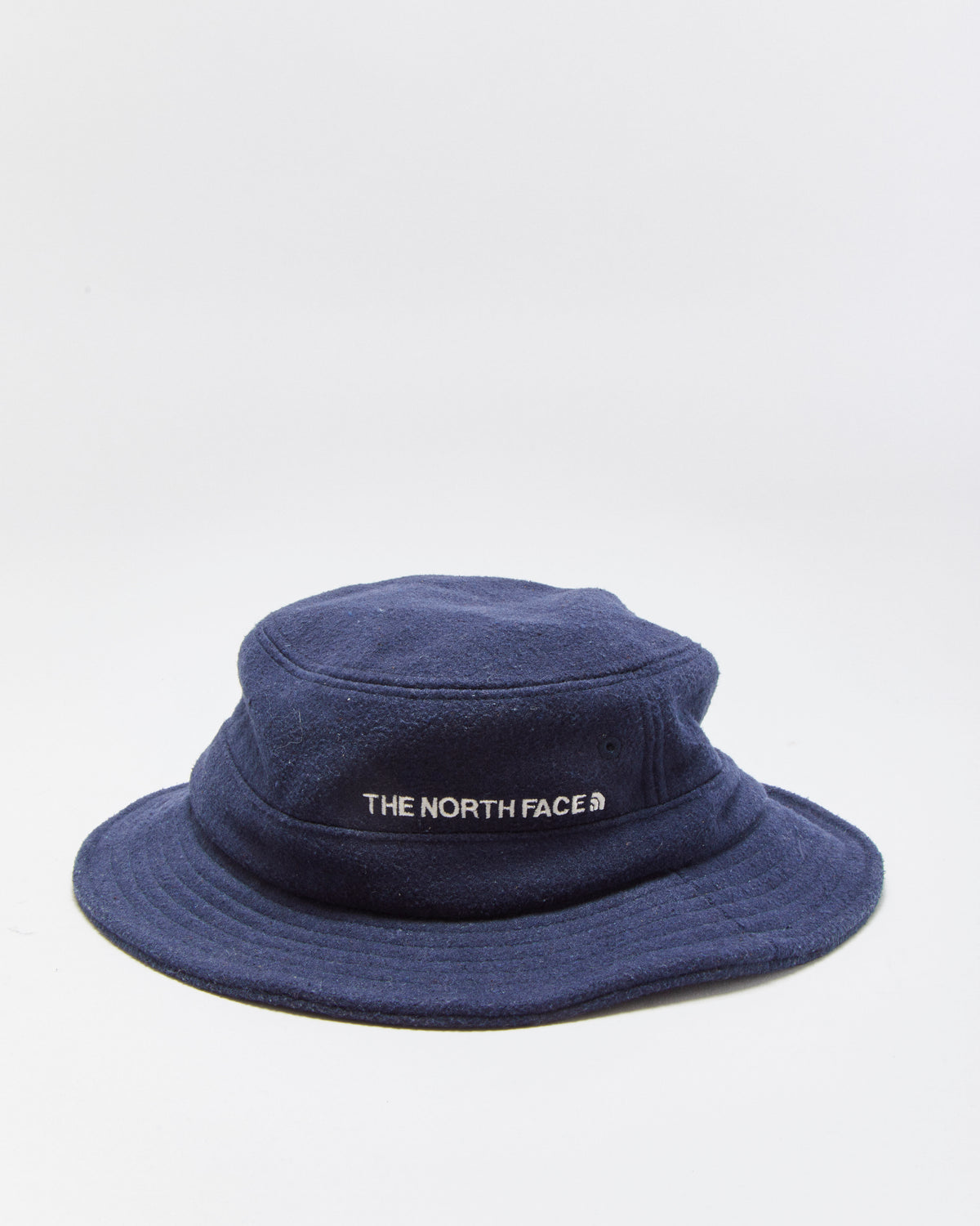 Vintage The North Face Wool Blend Embroidered Explorer Bucket Hat - M