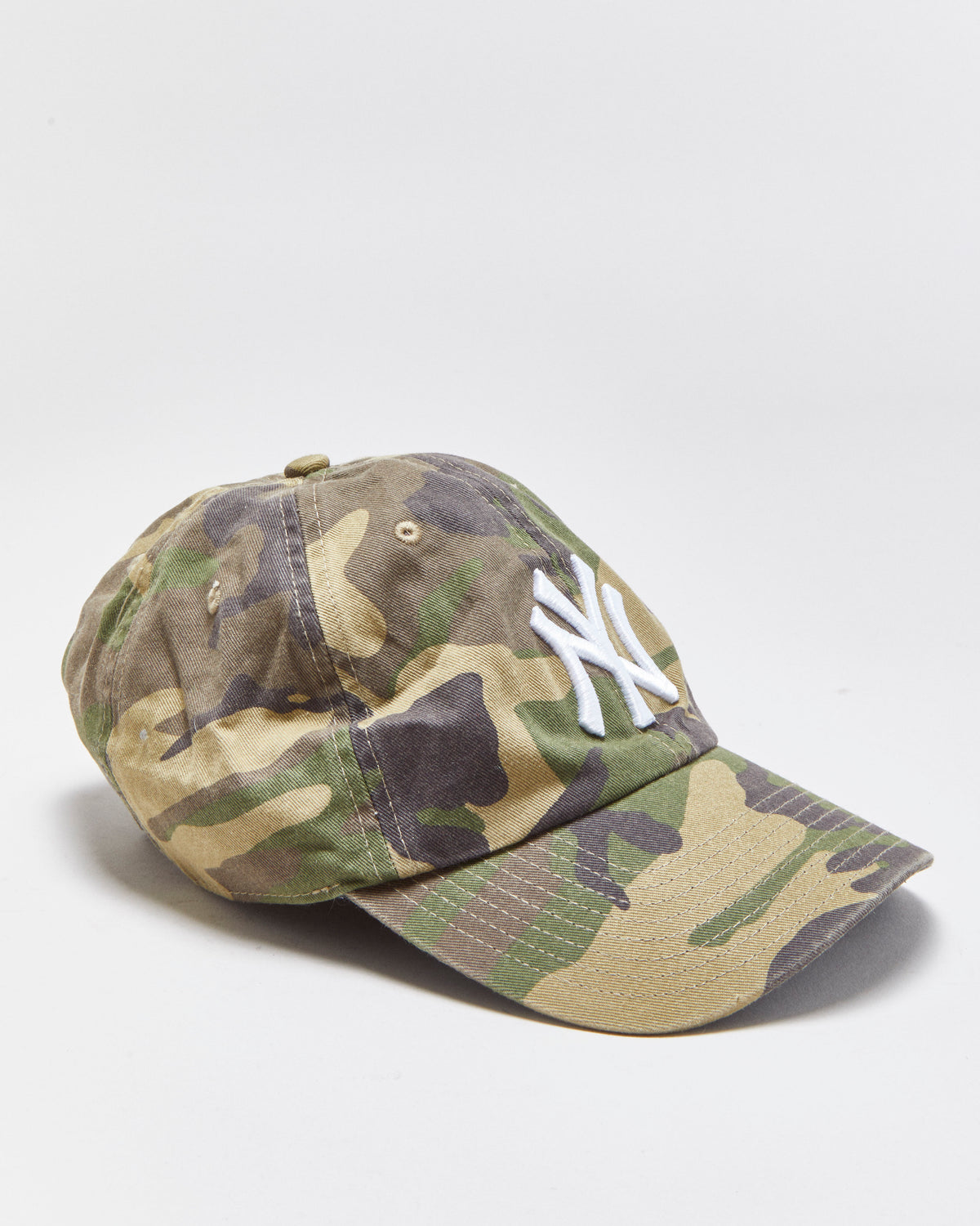 DS '47 Brand N.Y Yankees Woodland Clean Up Camo MLB Baseball Cap - OS